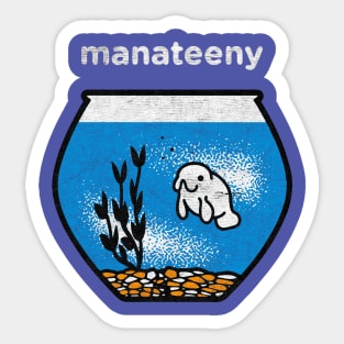 Manateeny Sticker